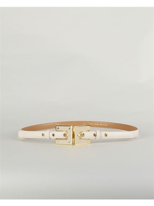 Cintura sottile in materiale sintetico con fibbia logo Elisabetta Franchi ELISABETTA FRANCHI | Cintura | CT03S41E2193